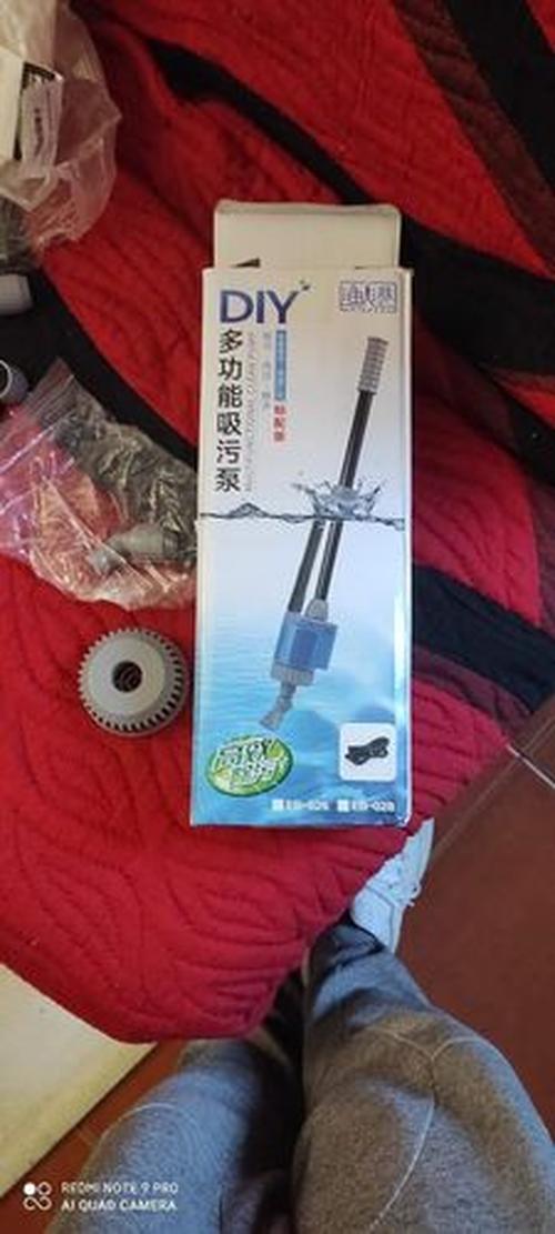 Fish Tank Gravel Cleaner - Aquarium Sand Electric Vacuum photo review