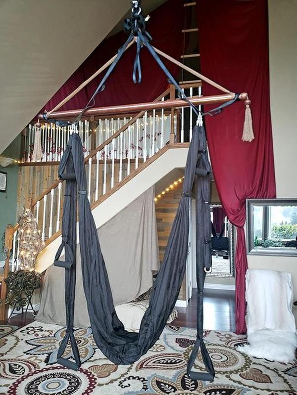 Flexible Aerial Silk Yoga Hammock Swing photo review