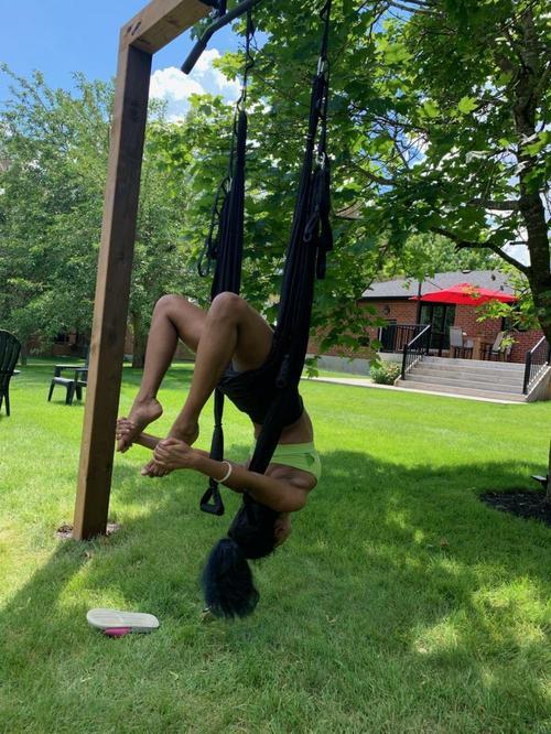 Flexible Aerial Silk Yoga Hammock Swing photo review