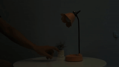 Flower LED Desk Lamp: Eye-Caring Multifunction Light for Students & Bedrooms