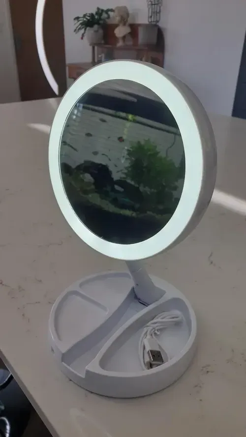 Foldable Makeup Mirror with 10x Magnification photo review