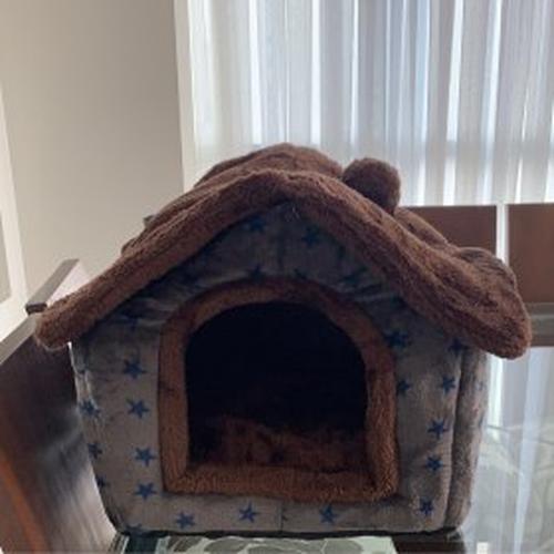 Foldable Small Pet House Bed photo review