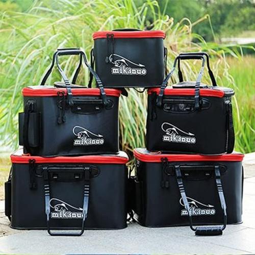 Foldable Waterproof Fishing Bucket - Live Fish Container Multi-purpose Box Folding Bucket