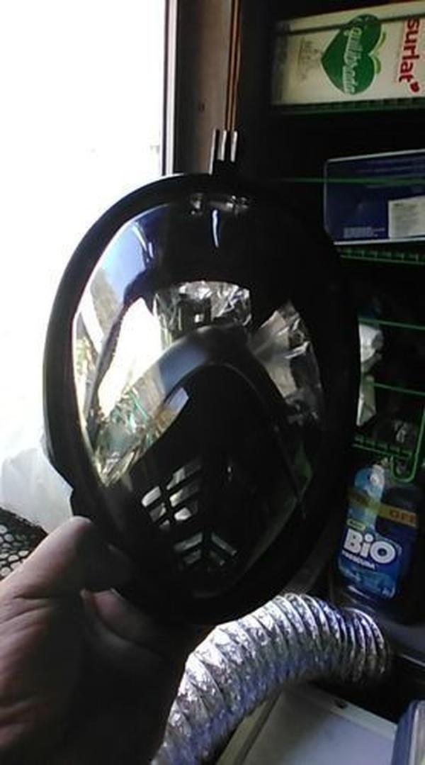 Full Face Snorkel Mask Best Scuba Mask, Double Tube Silicone Full Dry Diving Headgear photo review