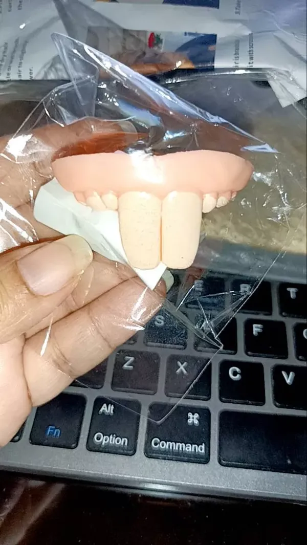 Funny Dog False Teeth Halloween Cosplay Supplies Pet Decorating Toys photo review