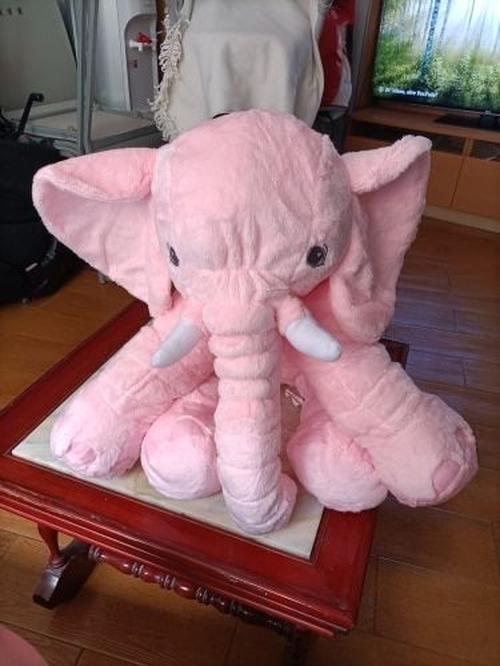 Giant Elephant Plush Toy Pillow for Baby photo review