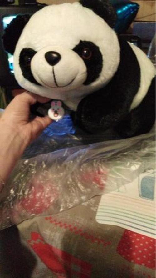 Giant Stuffed Panda Bear - Big Animal Plush photo review