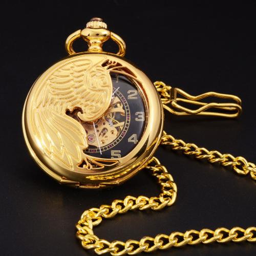 Gold Half Hunter Pocket Watch