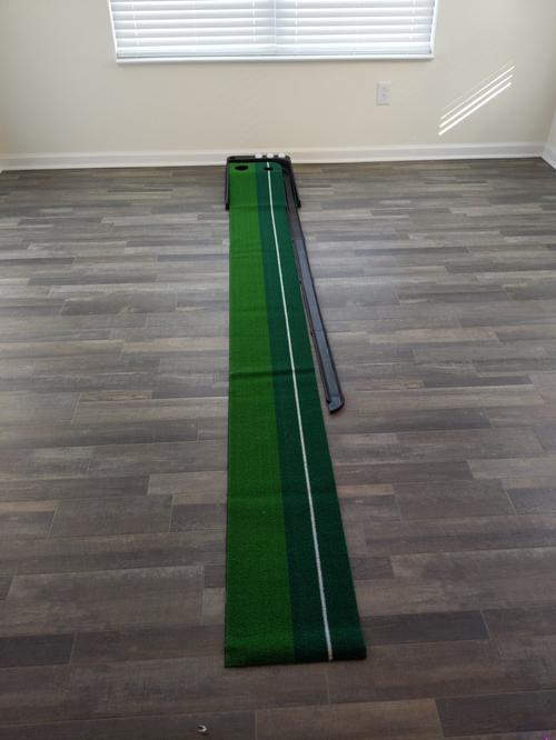 Green Golf Practice Mat Improve Accuracy and Speed for All Skill Levels photo review