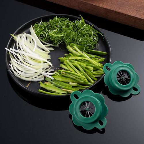 Green Onion Slicer - Plum Blossom Cut - Superfine Vegetable Shredder