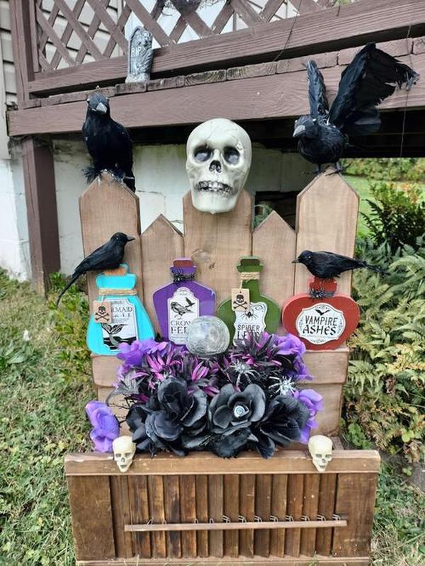 Halloween Black Crows, Realistic Feathered Crow Ravens Prop for Indoor Outdoor Halloween Party Decoration photo review