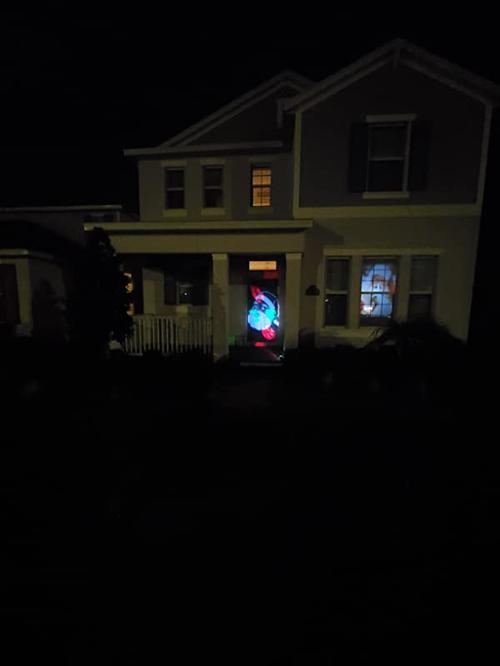 Halloween Christmas Holographic Projection photo review