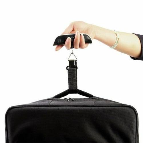 Handheld Digital Luggage Scale with Temperature Sensor &amp; LCD Display