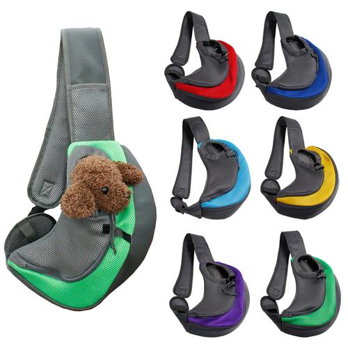 Hands-Free, Adjustable Pet Carrier Sling for Small Dogs and Cats