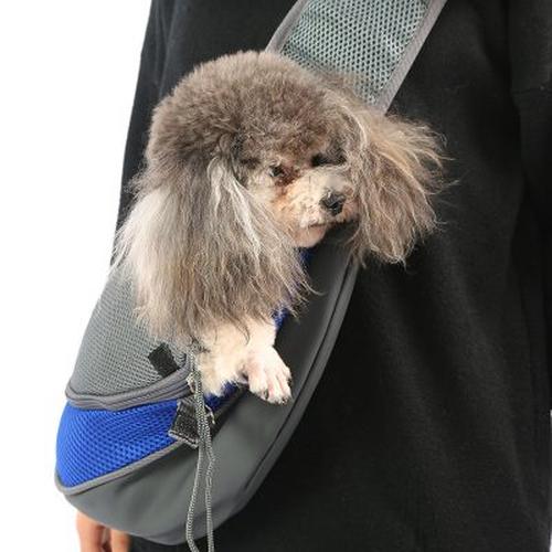 Hands-Free, Adjustable Pet Carrier Sling for Small Dogs and Cats