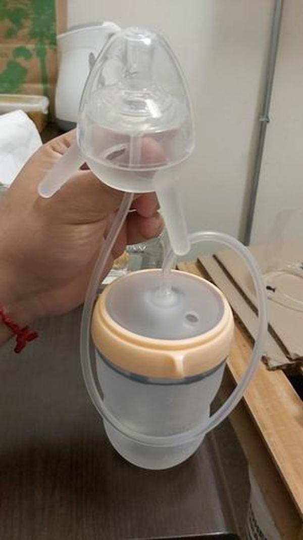 Hands-Free Baby Bottle, Feeding Bottle Kids Cup Children Training Silicone photo review