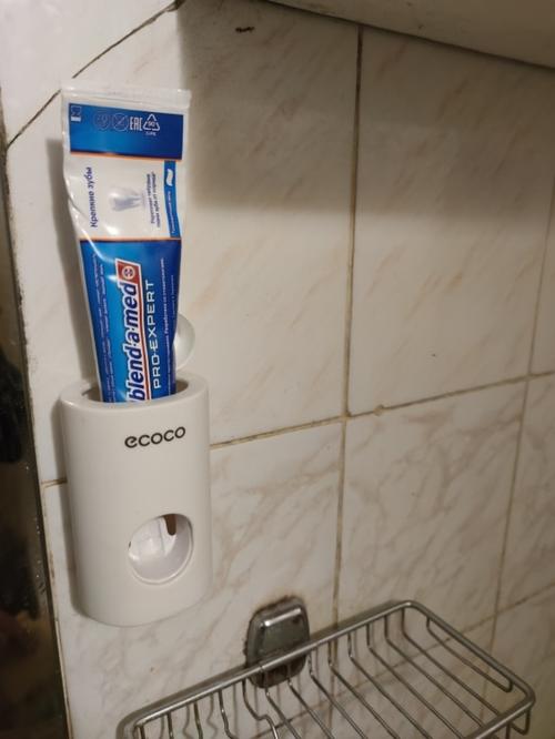 Hands-Free Toothpaste Dispenser for Easy and Convenient Use photo review