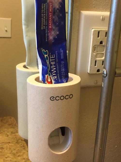 Hands-Free Toothpaste Dispenser for Easy and Convenient Use photo review