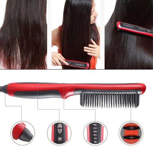 Heated Beard Straightener Comb Brush