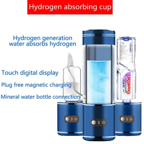 High-Concentration Hydrogen Water Cup for Absorbable Hydrogen Electrolysis