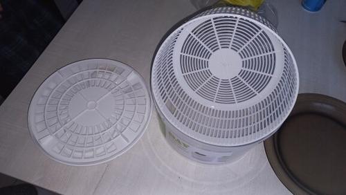 Household Fruit Drain Basket Manual Vegetable Washer Dehydrator photo review