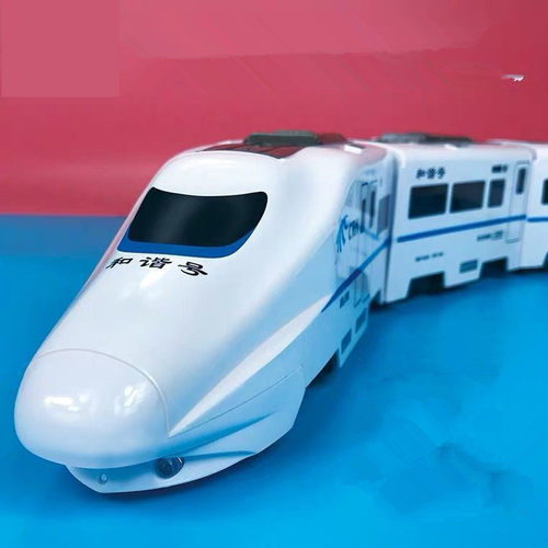 Interactive Electric Toy Train for Kids with Flashing Lights