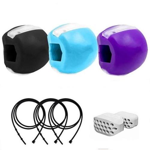 Jaw Exerciser Jawline Trainer Exercise Ball, Muscle Body Shaper Jaw Ball