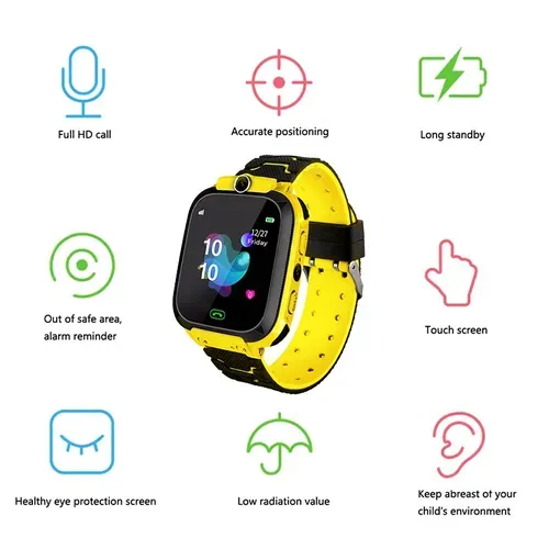 Kids Smart Watch with GPS Tracker, Child Safety, Positioning, Call &amp; Photo