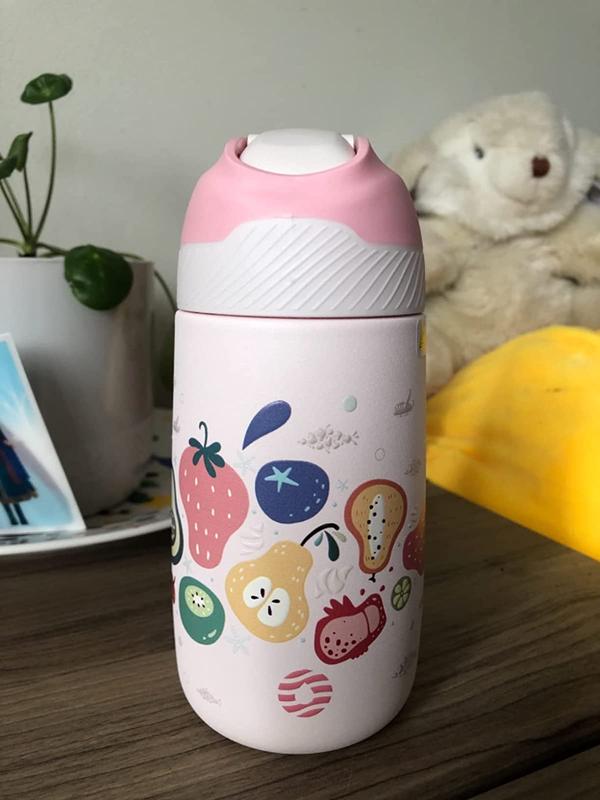 Kids Water Bottle,Vacuum Flacks,Thermos With Cute Pattern,Thermos Bottle photo review