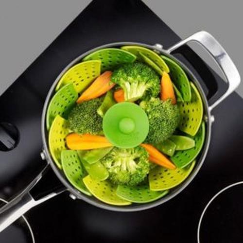 Large Capacity Foldable Steamer Basket for Steaming Food and Vegetables