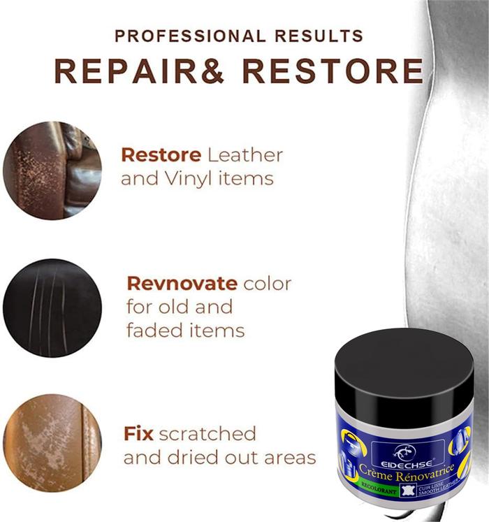 Leather Restoration Repairing Cream For Car Recoloring Kit