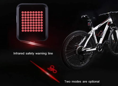 Led Bicycle Wireless Turn Light Indicator Taillight