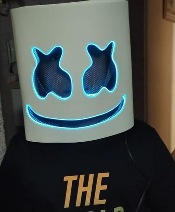 LED DJ Mask For Halloween Parties photo review