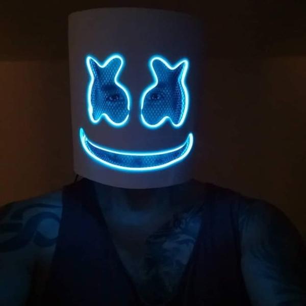 LED DJ Mask For Halloween Parties photo review