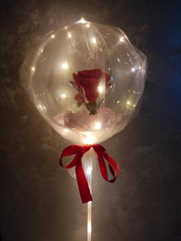 LED Luminous Balloon Rose Bouquet photo review