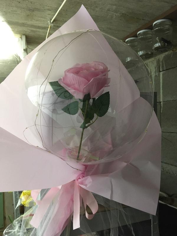 LED Luminous Balloon Rose Bouquet photo review