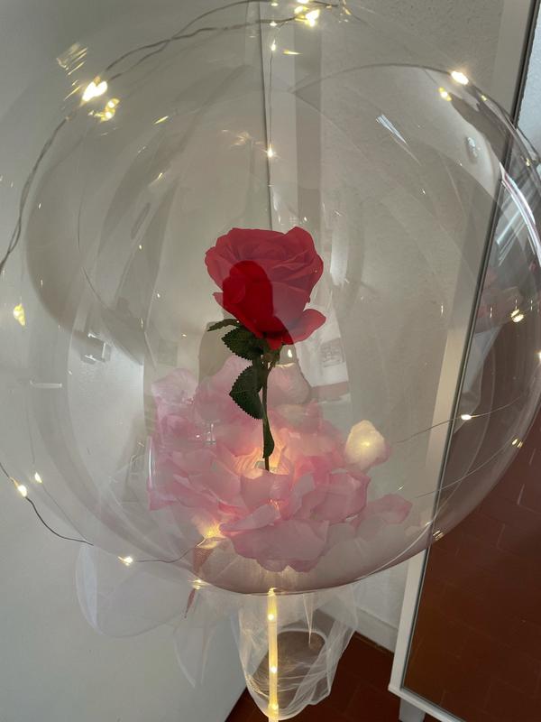 LED Luminous Balloon Rose Bouquet photo review