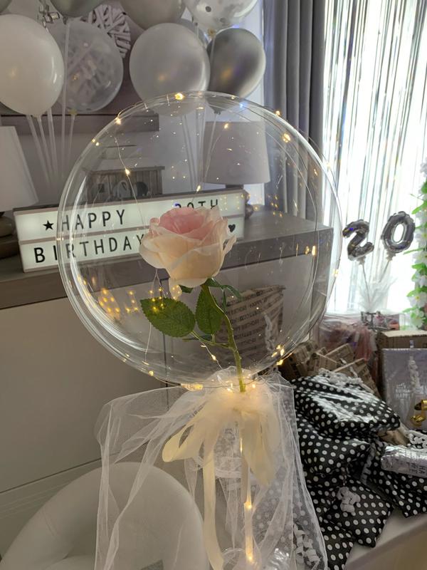 LED Luminous Balloon Rose Bouquet photo review