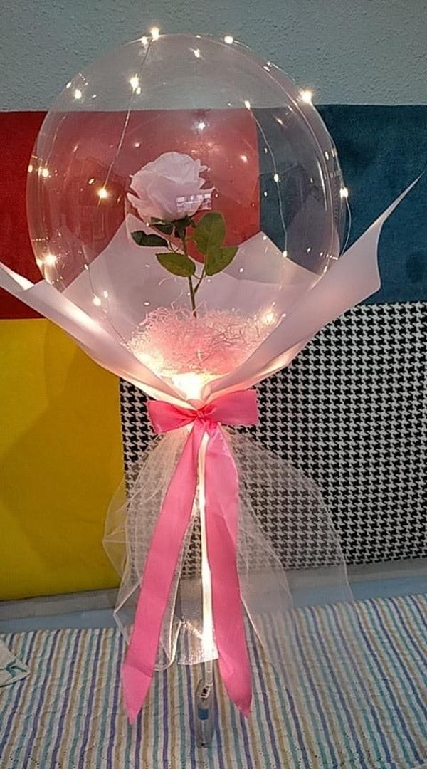 LED Luminous Balloon Rose Bouquet photo review