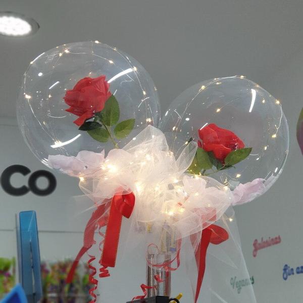 LED Luminous Balloon Rose Bouquet photo review