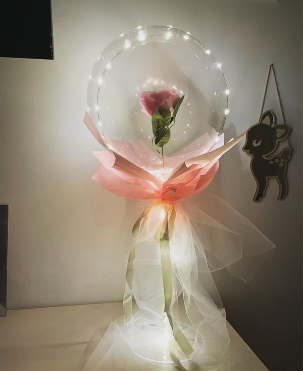 LED Luminous Balloon Rose Bouquet photo review