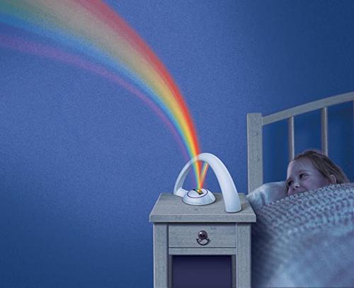 LED Rainbow Night Light Projector | Romantic Sky Lamp for Bedroom &amp; Home Decor