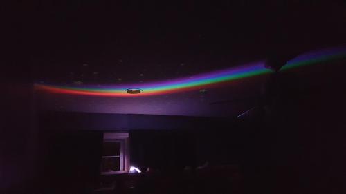 LED Rainbow Night Light Projector | Romantic Sky Lamp for Bedroom & Home Decor photo review