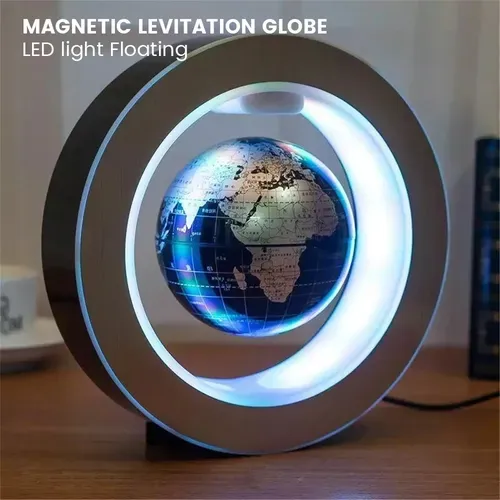 Levitating Globe Lamp with LED World Scenery, Novelty Bedside Lamp for Home Decoration and Learning