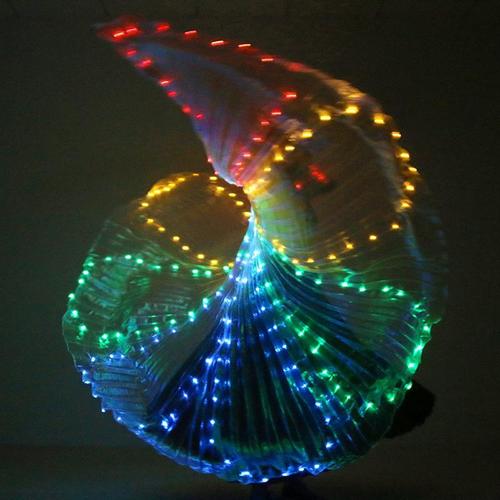 Light Up Colorful LED Butterfly Isis Wings for Dance Performance