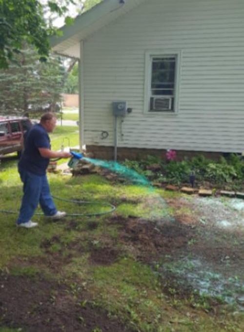 Liquid Lawn Seed Sprayer photo review