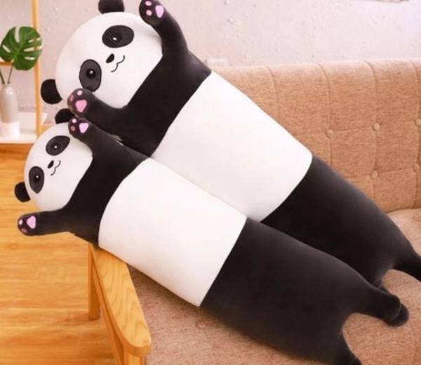 Long Panda Bear Soft Stuffed Plush Body Pillow Toy photo review