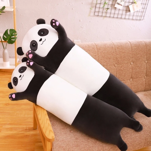 Long Panda Bear Soft Stuffed Plush Body Pillow Toy