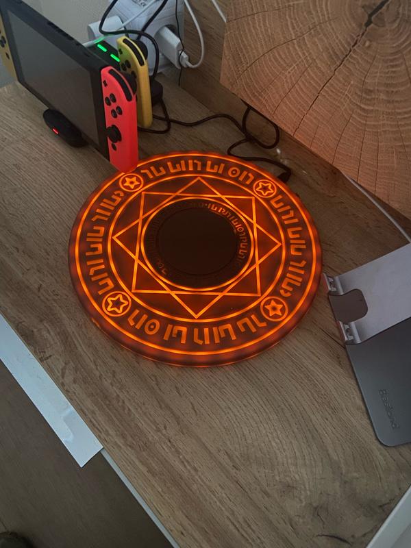 Magic Array Spell Circle Fast Charging Wireless Mobile Phone Charger photo review