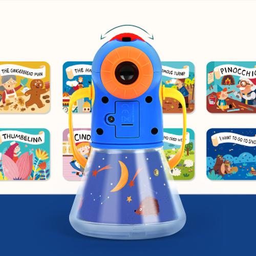 Magic Kids 8-in-1 Storybook Projector Torch